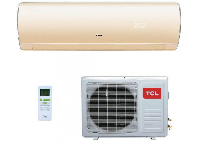 Инверторная сплит-система золотистого цвета TCL TAC-09HRIA/FG