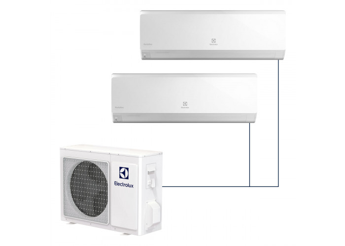 Настенная мульти-сплит-система Electrolux Portofino Super Match DC Inverter на 2 комнаты